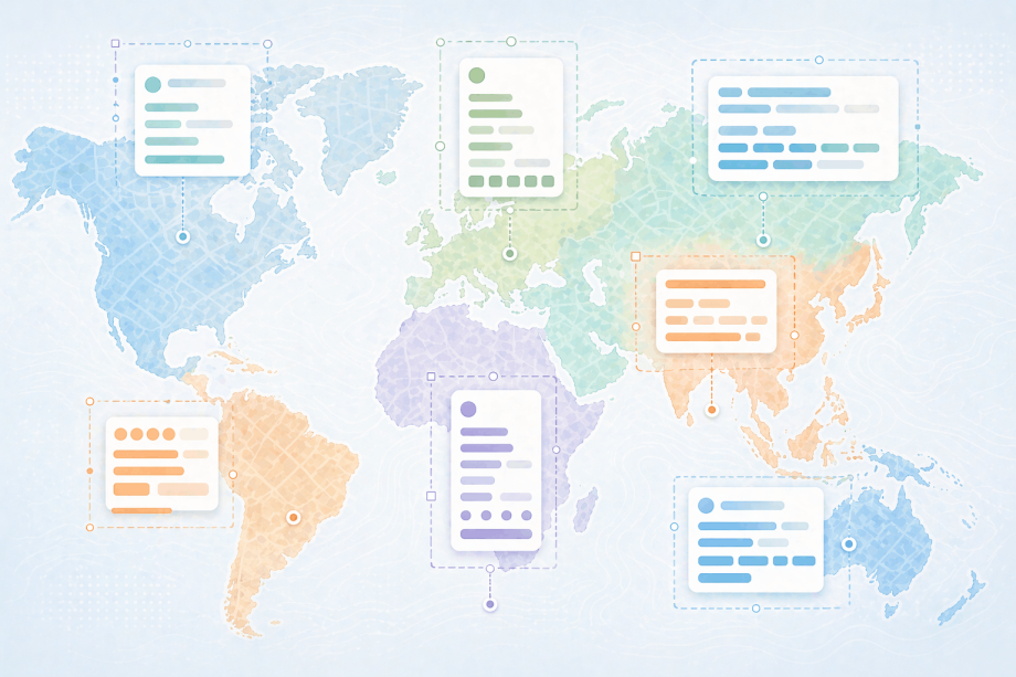 Address formats around world