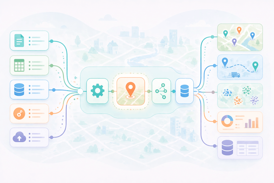 How to integrate geocoding into data workflow