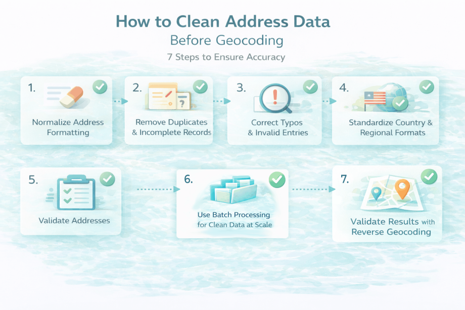 How to clean address data before geocoding