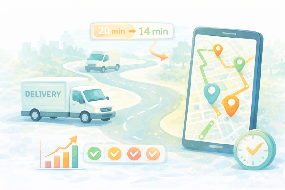 Geocoding accuracy has a big impact on route optimization